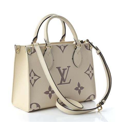 louis vuitton onthego monogram empreinte.